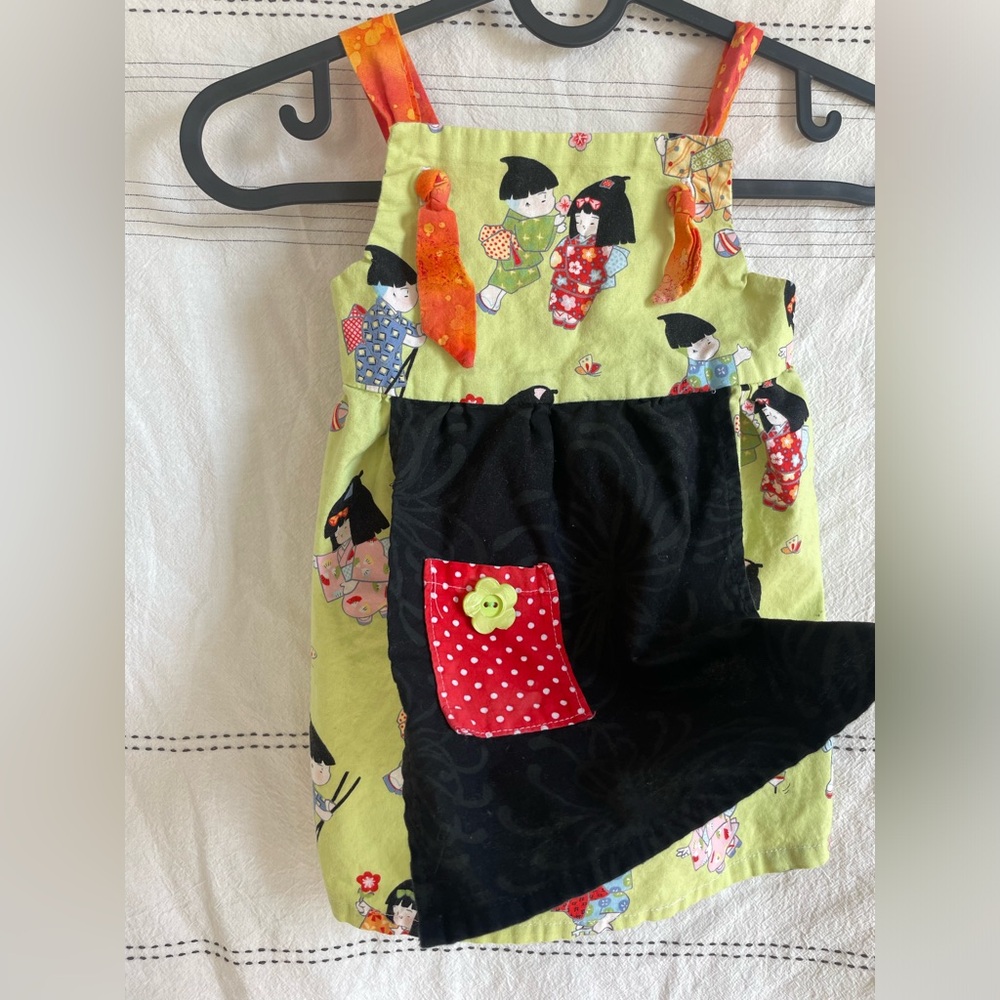 Japanese style cute cute little dress. Under 1 Year old.